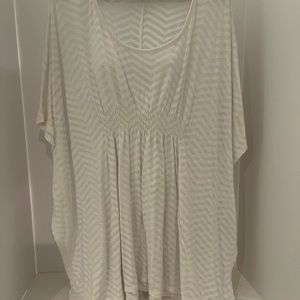 White beach cover up